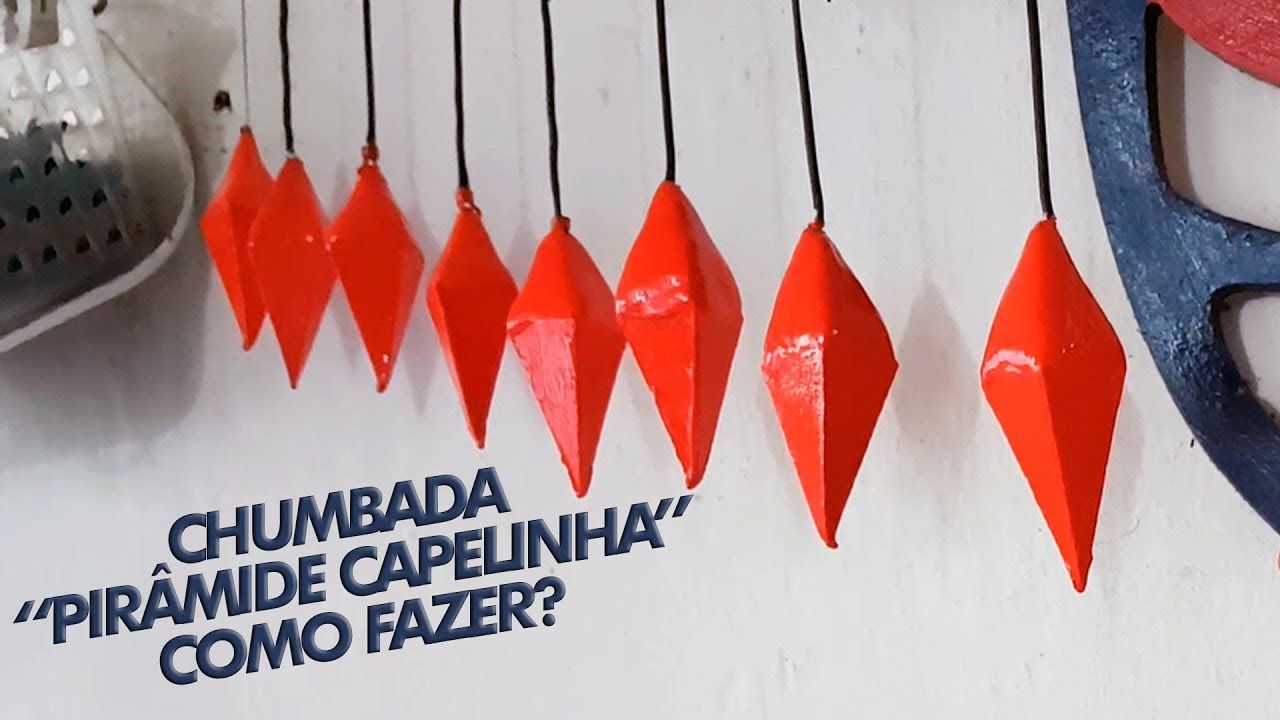 [PASSO A PASSO]Chumbada Pirâmide Capelinha, como fazer? Pesca de Praia