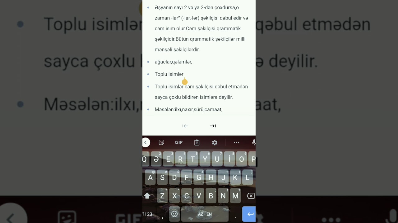 Tək və cəm isimlər.Dərs 3.