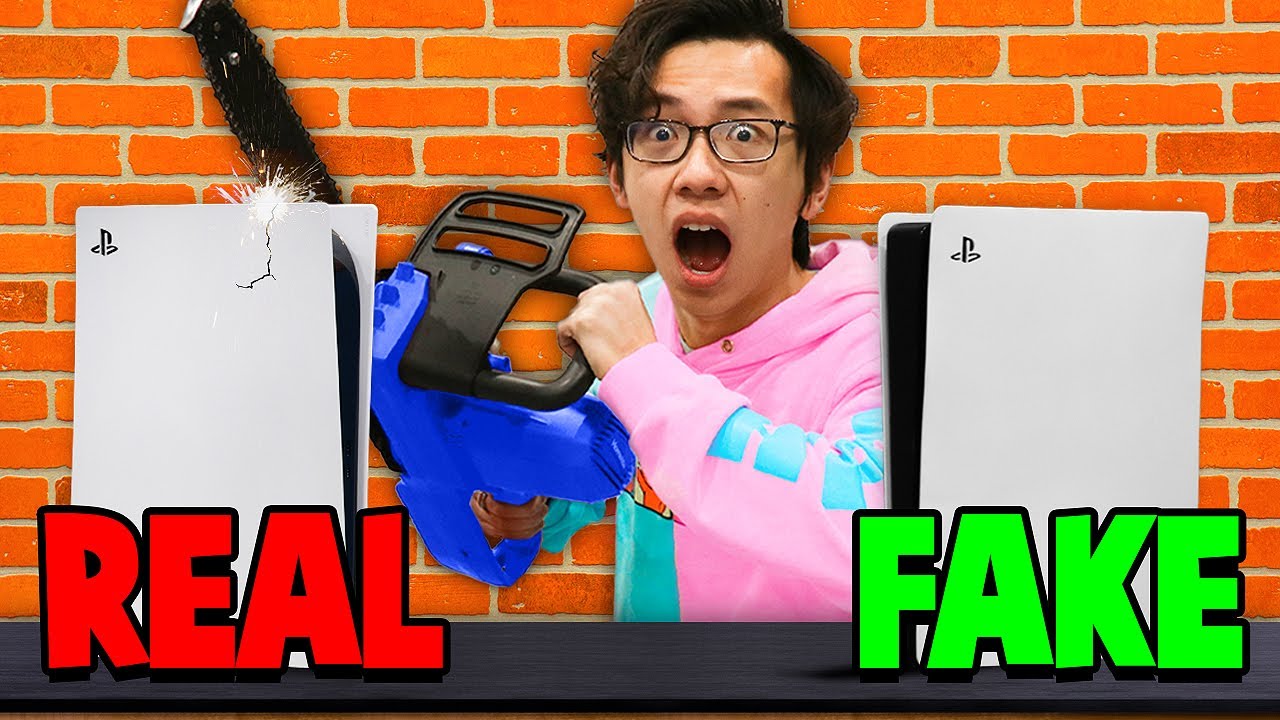 Don't Destroy The REAL Item! REAL Vs FAKE! - Challenge