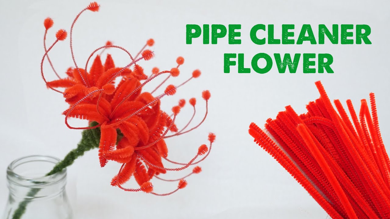 Easy Pipe Cleaner Lycoris Radiata  | How to make  Lycoris Radiata Pipe  Cleaner
