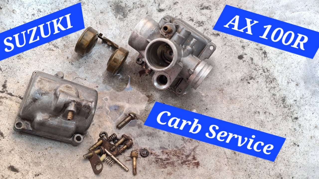 TVS SUZUKI AX 100R Carburetor Service