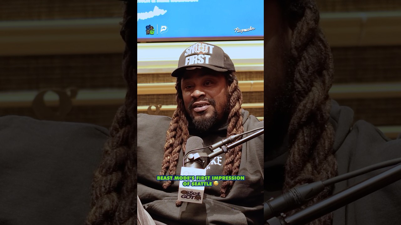 Первое впечатление Beast Mode о Сиэтле 💀 #marshawnlynch #beastmode #seattle #seahawks #getgot