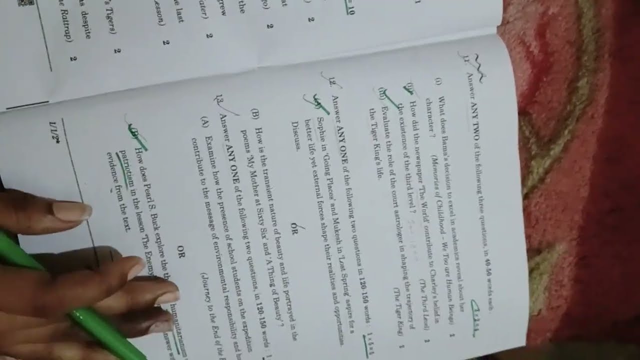 English paper review part 2 ✌🏼#cbse#english#boards2026#paperreview#cbseexam2026#englishpaper#12class