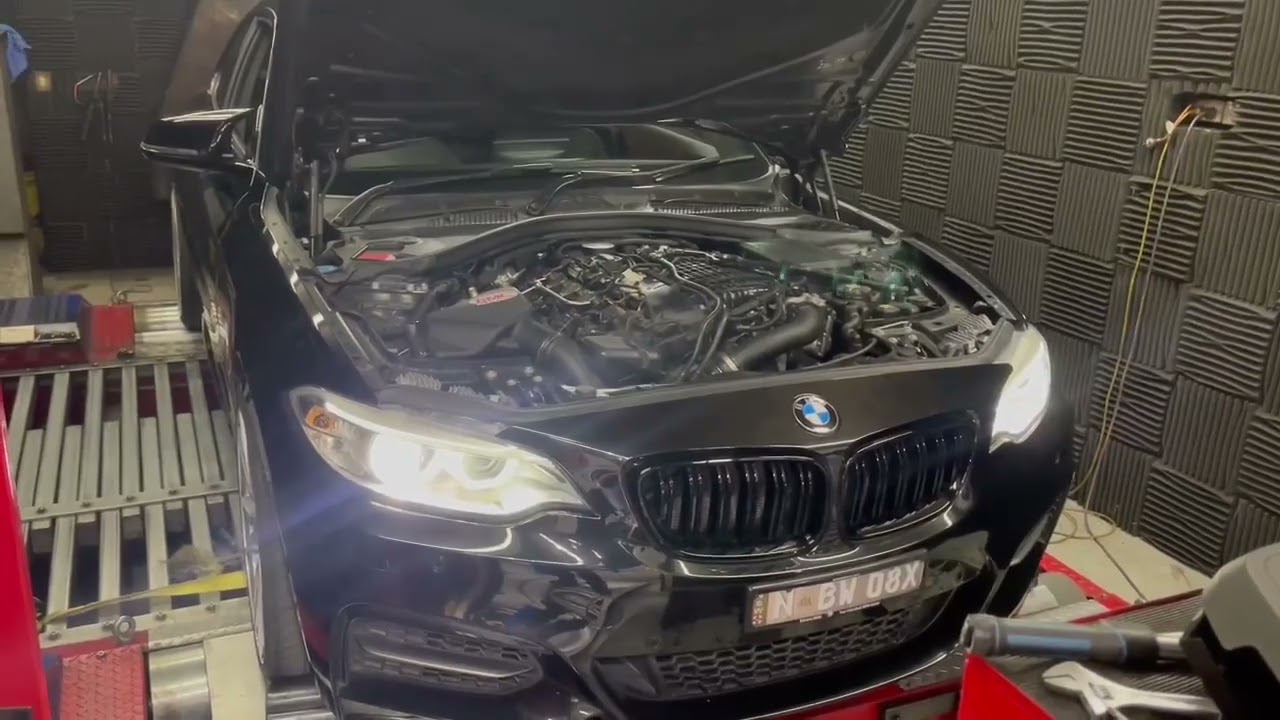 BMW M240i B58 Pure 800 dyno run on E50