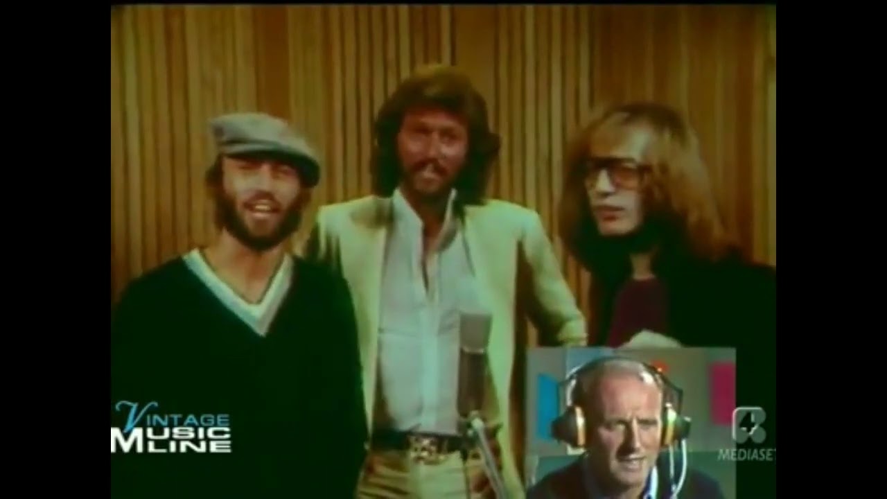 The Bee Gees on SuperClassifica Show via satellite - October 1981