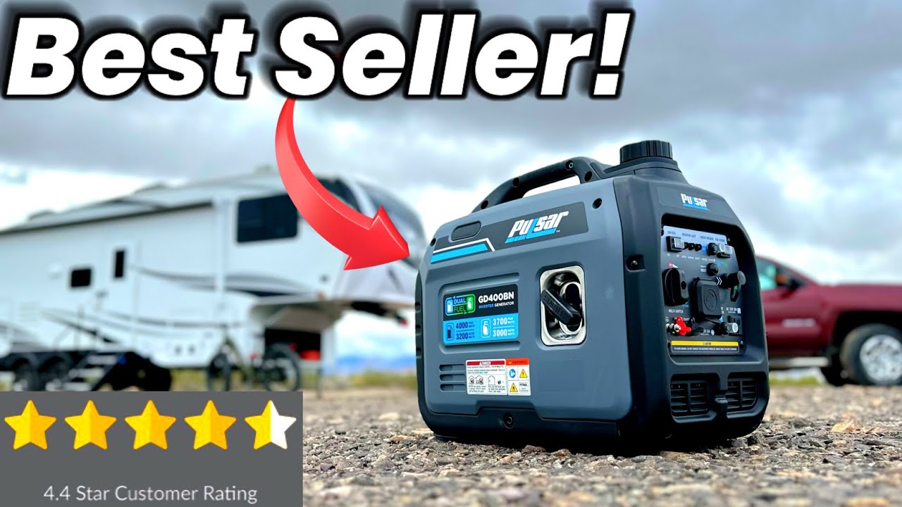 Лучший портативный генератор Pulsar 4000 Dual Fuel Generator GD400BN