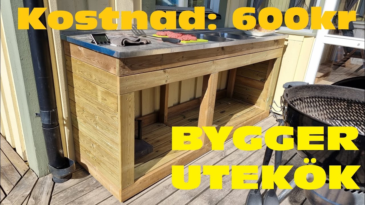 Bygger ett utekök för 600kr