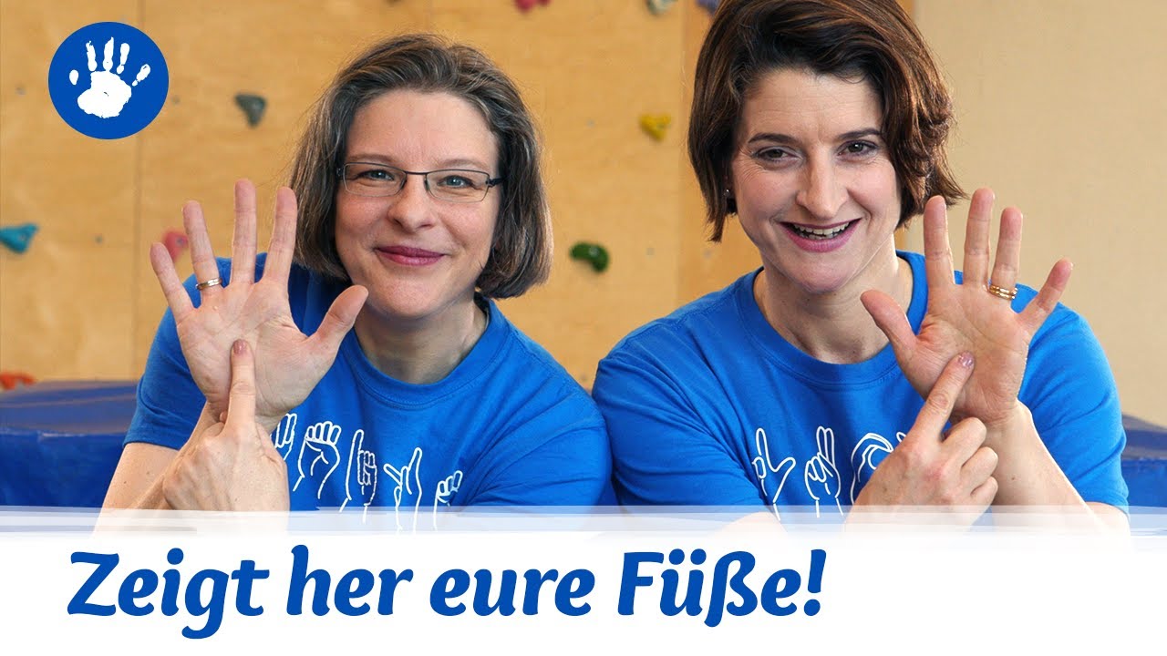 Kinderlied mit Gebärden: 