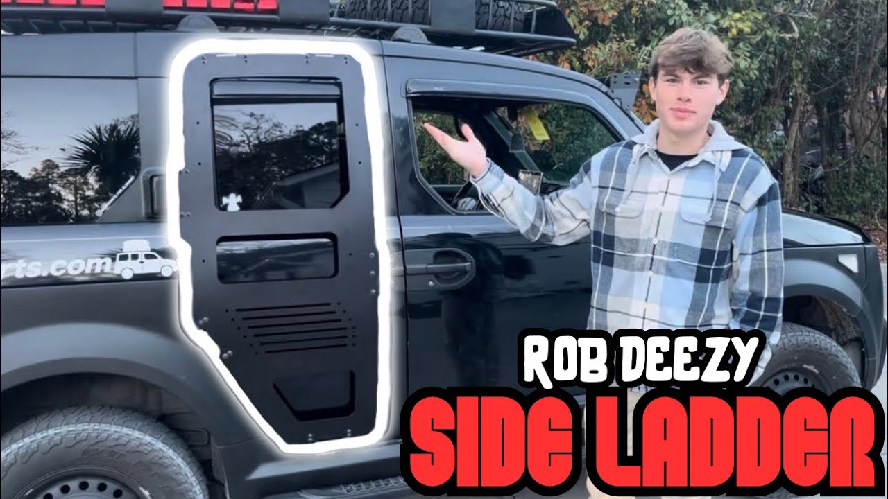 Обзор аксессуаров Honda Element, эпизод 4 | Боковая лестница RobDeezy