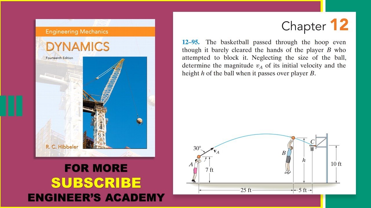 12-95 | Engineering Dynamics Hibbeler, 14-е издание | Академия инженеров