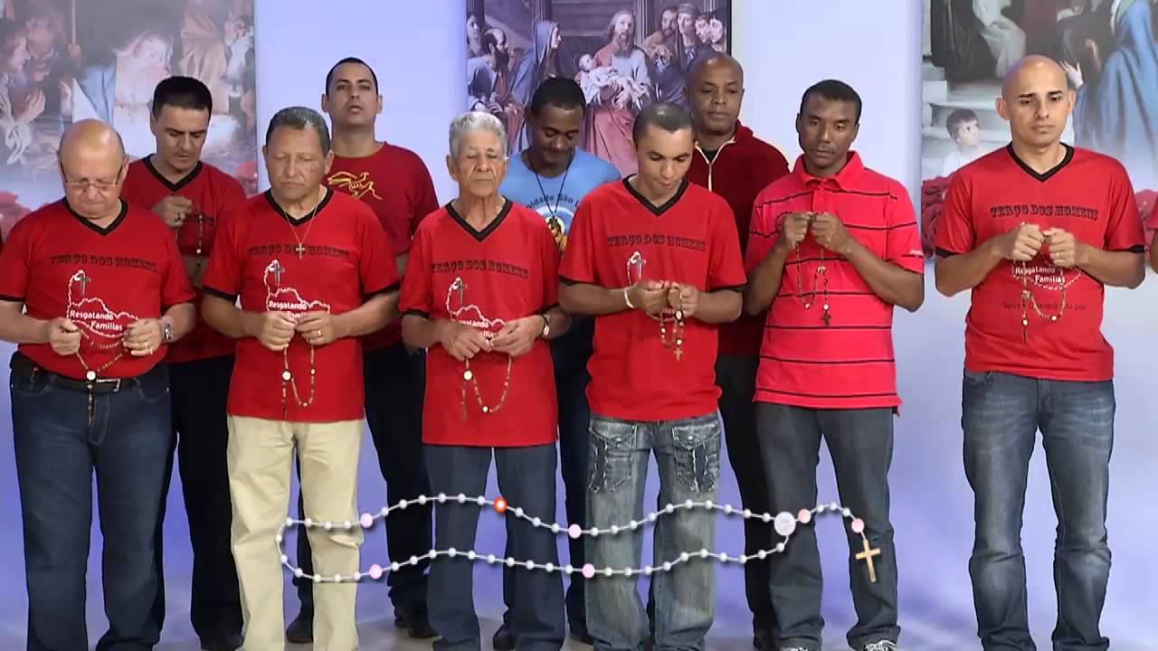 O terço dos homens - Paróquia São Miguel Arcanjo - Mistérios Gozosos