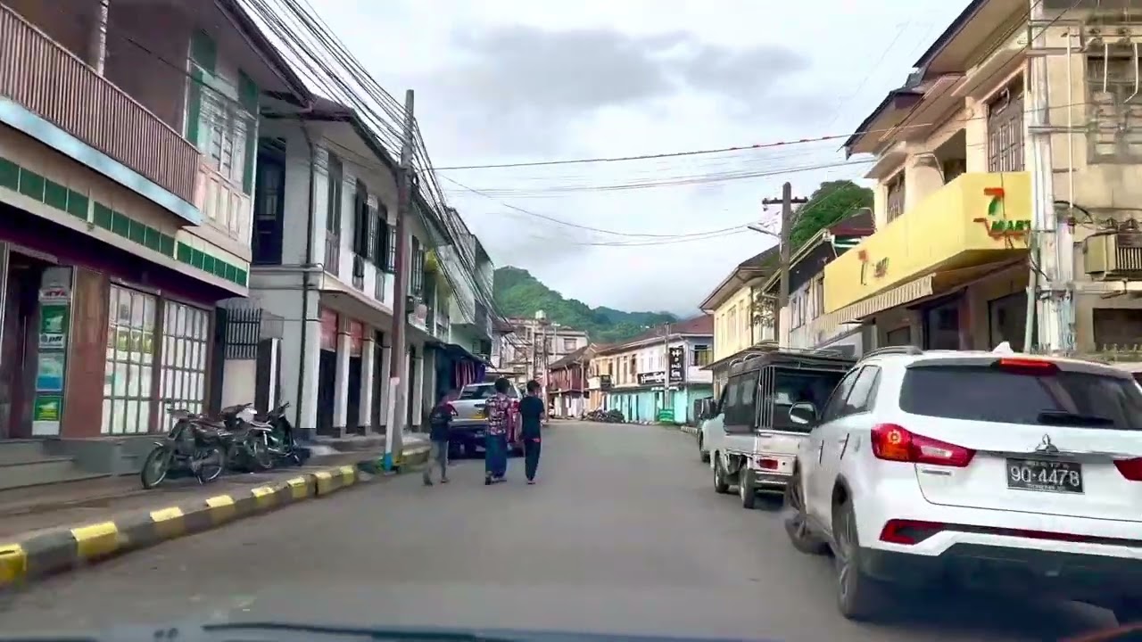 Somewhere of Mogok street view#myanmar
