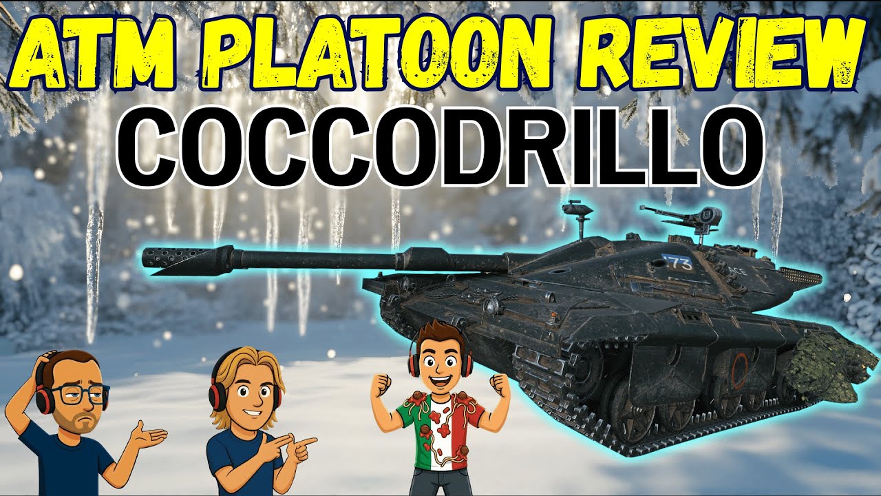 Coccodrillo Platoon - ATM Live Gameplay | Tank Review | World Of Tanks