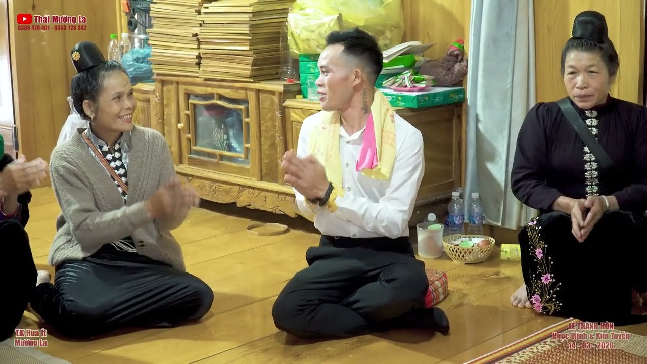 Bài Hát Thái Mừng Chương Khá Của Lễ Thành Hôn Ngọc Minh & Kim Tuyến, Tiểu Khu Hua Ít, Mường La