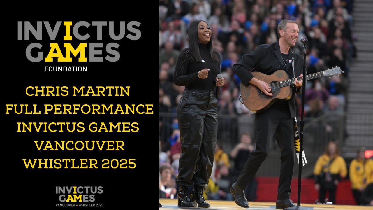 Chris Martin Performs at the IG25 Opening Ceremony | Invictus Games Vancouver Whistler 2025
