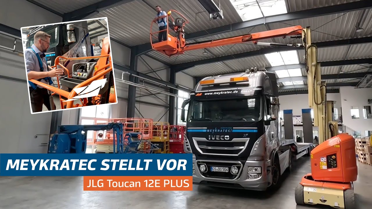 JLG Toucan 12E PLUS - Meykratec Hebetechnik stellt die Arbeitsbühne vor