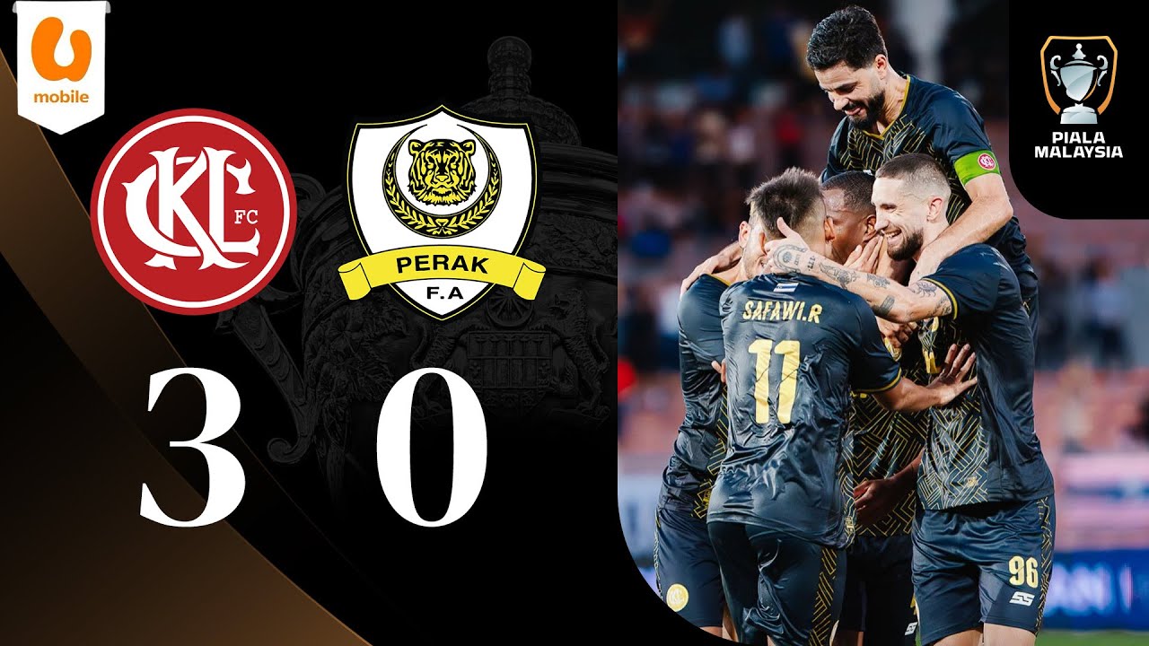 Sorotan: KL City 3-0 Perak FA | R16-2 | Piala Malaysia 2025-26