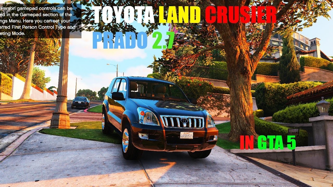 Offroading test on Toyota Land Crusier Prado in GTA 5 l GTA V MODS PAKISTAN