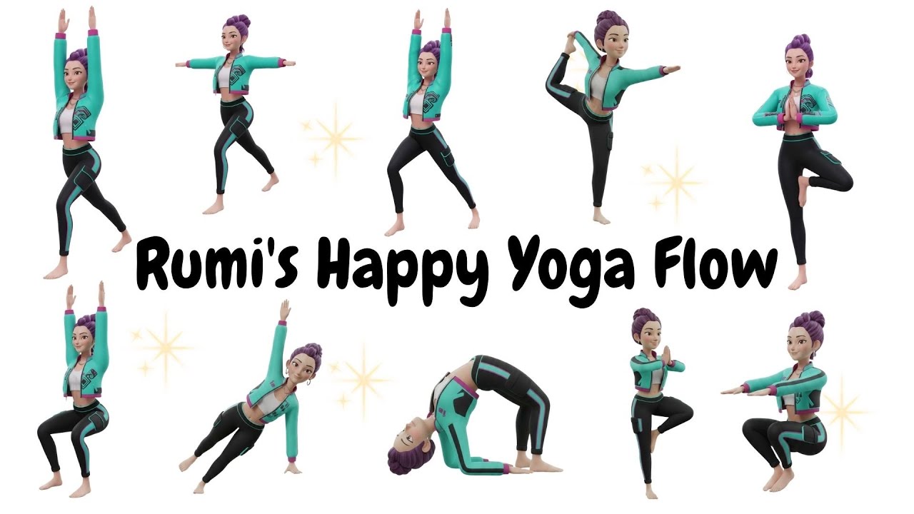 Rumi&rsquo;s Happy Yoga Flow | Yoga for Confidence | Yoga for Health | Kids Yoga I Kpop Yoga
