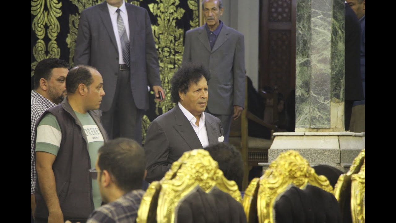 مفيد شهاب وقذاف الدم وأشرف زكي في عزاء فريد الديب