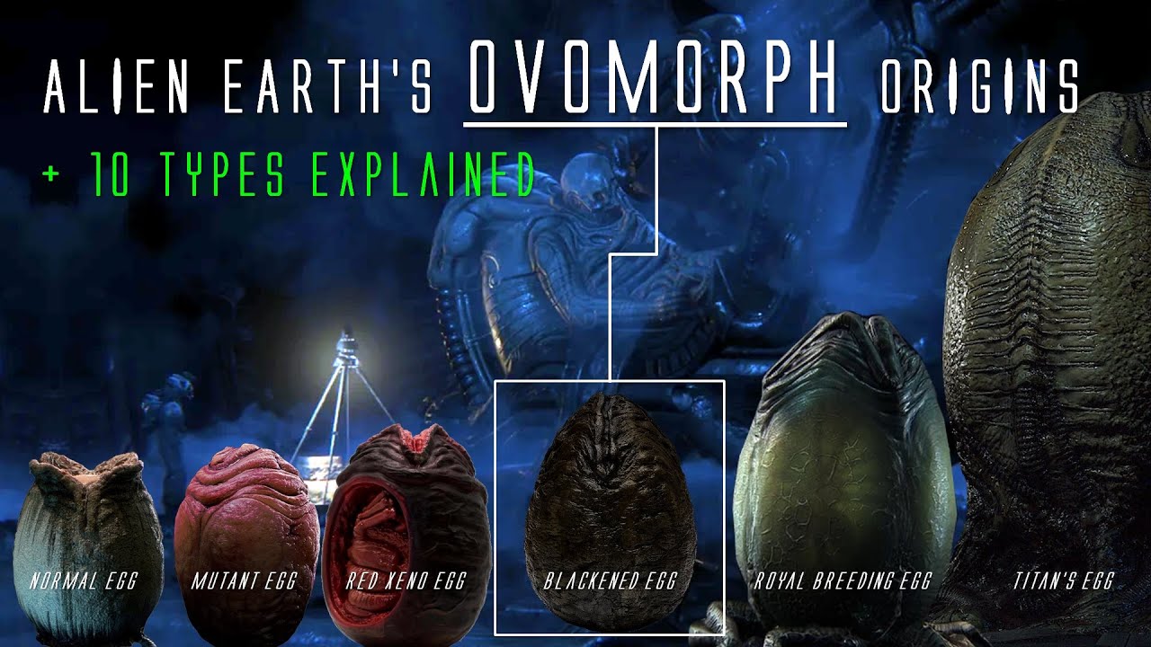 The 10 Types of Ovomorphs & Alien Earth's Black Eggs Origins