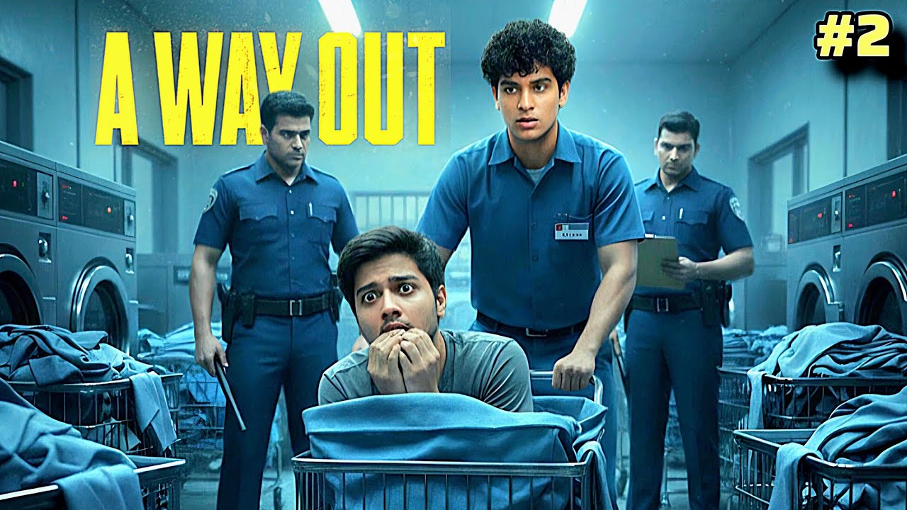 We Tried SNEAKING Through Laundry… BIG MISTAKE 😛🫨 | A Way Out Gameplay | Part 2