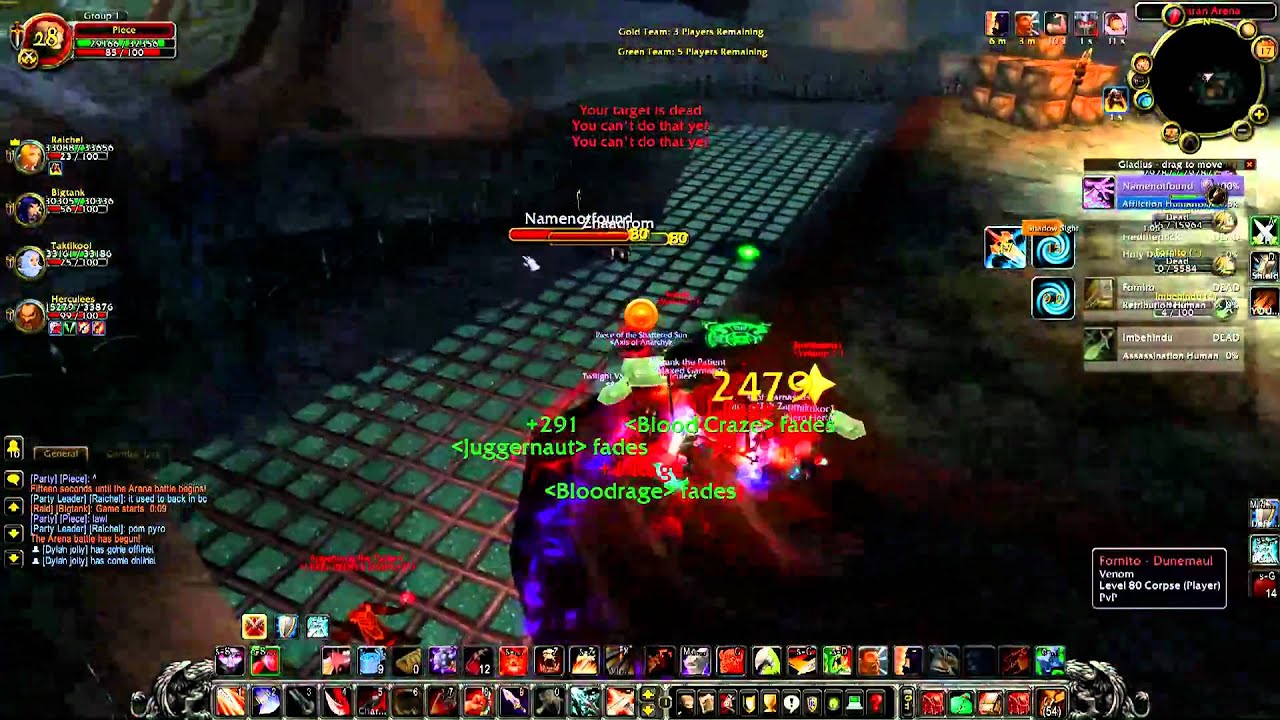 RE: Swifty's PvP Video Contest - 5v5 Warrior Team