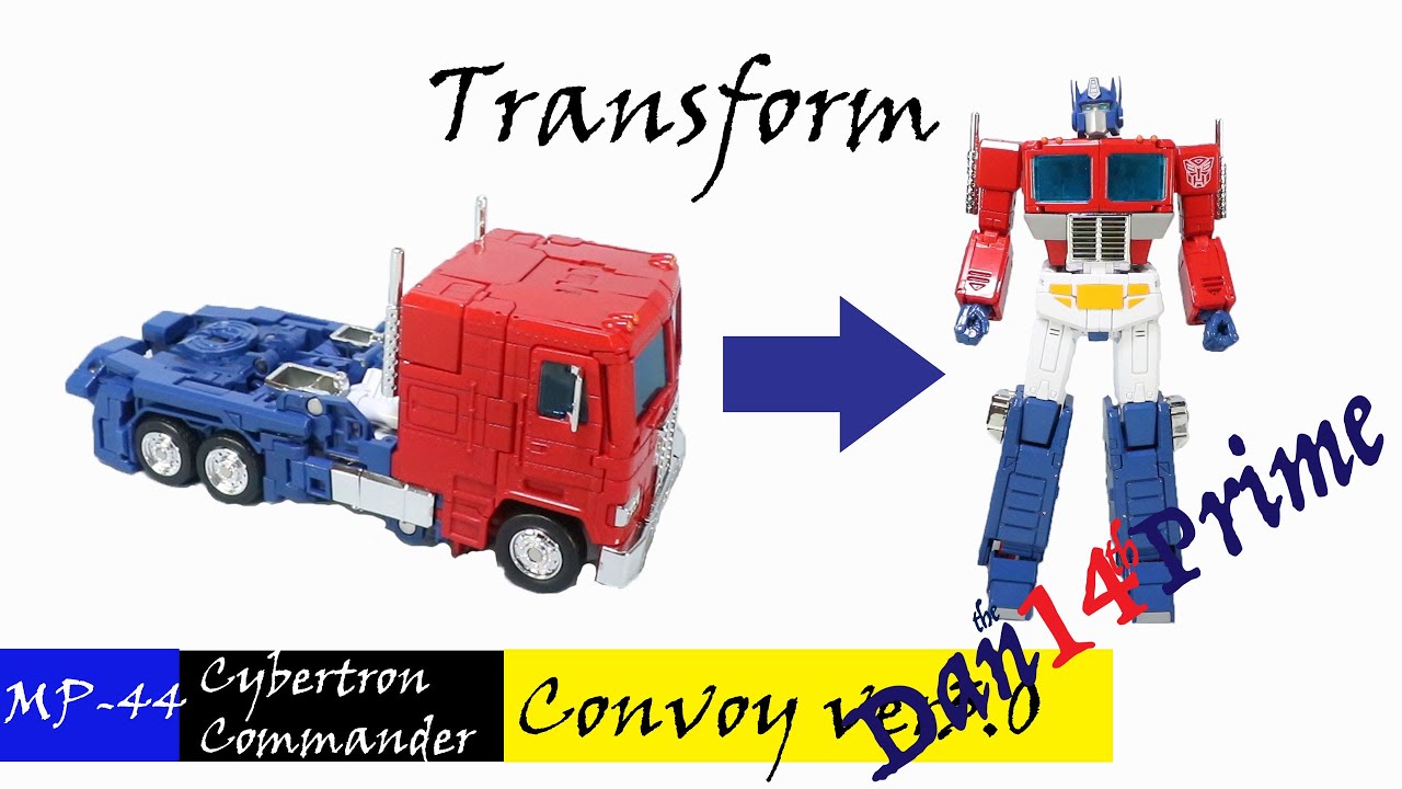 How to Transform MP-44 Alt to Bot Mode: Takara Transformers MP-44 Convoy Optimus Prime
