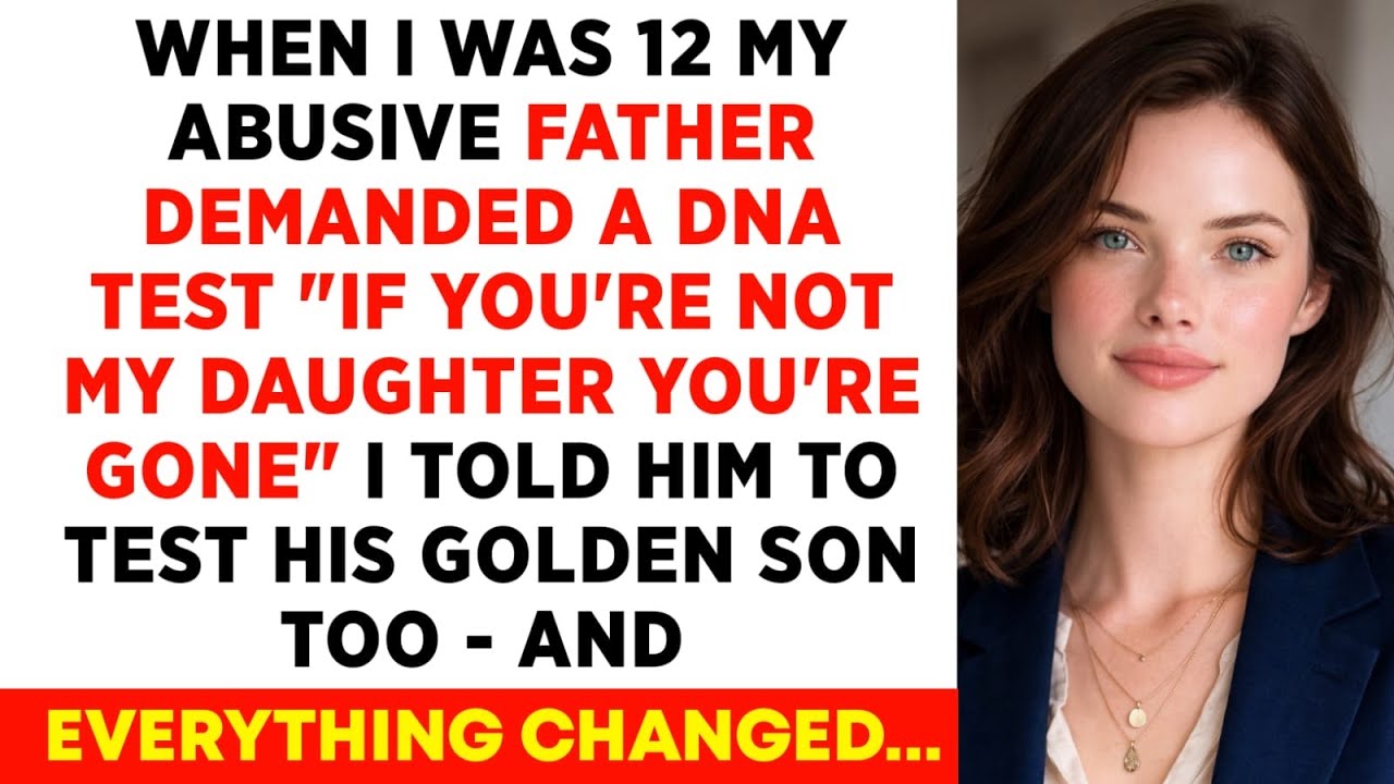When I was 12, my abusive father demanded a DNA test. “If you’re not my daughter, you’re gone....