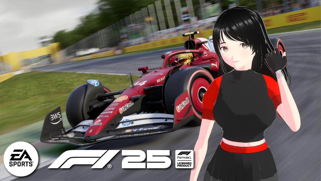 [VTUBER ESPAÑOL LATINO] F1 25 - TU WAIFU D-CHAN JUEGA EN MODO MI EQUIPO 🏎️🏁