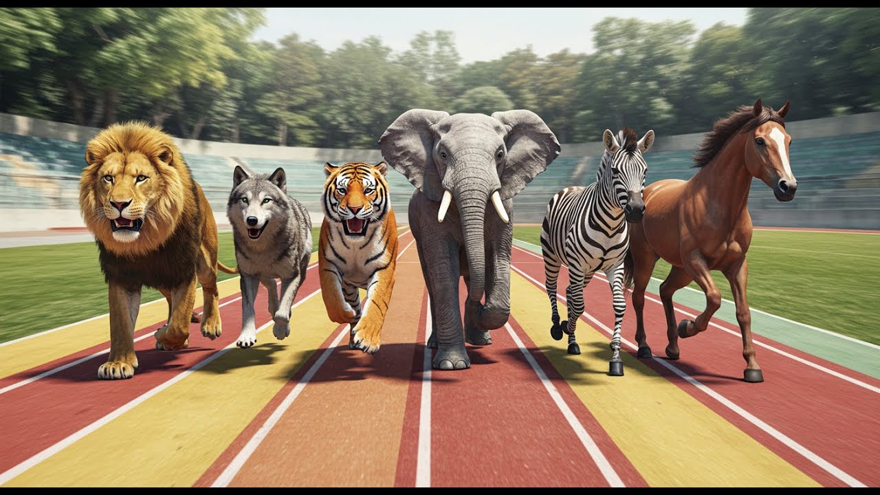 SPEED COMPARISON   - Animal Speed Rankings: From Slowest to Fastest