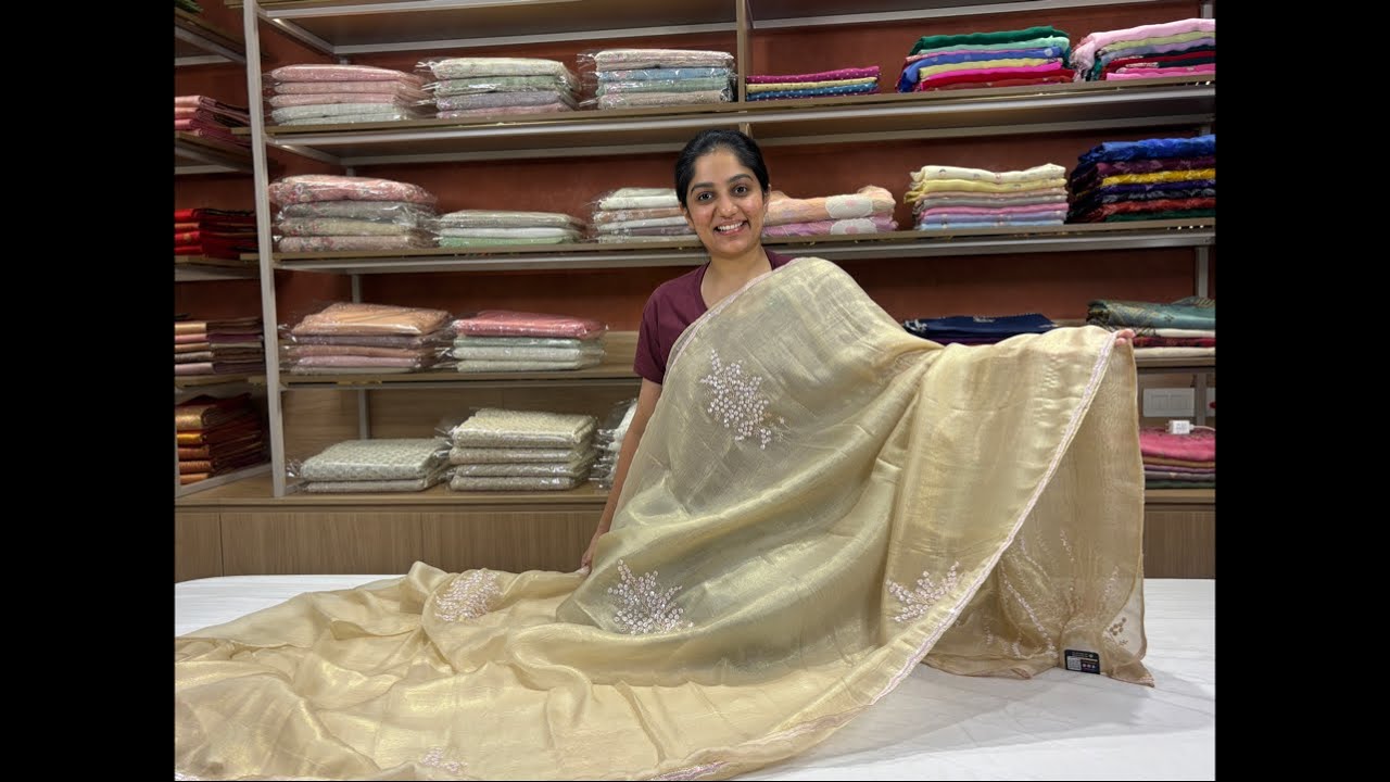 LIVE SESSION | Hand-worked Designer Sarees 