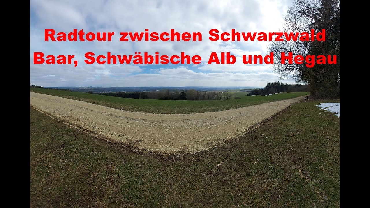 Radtour zwischen Schwarzwald, Baar, Schwäbische Alb und Hegau