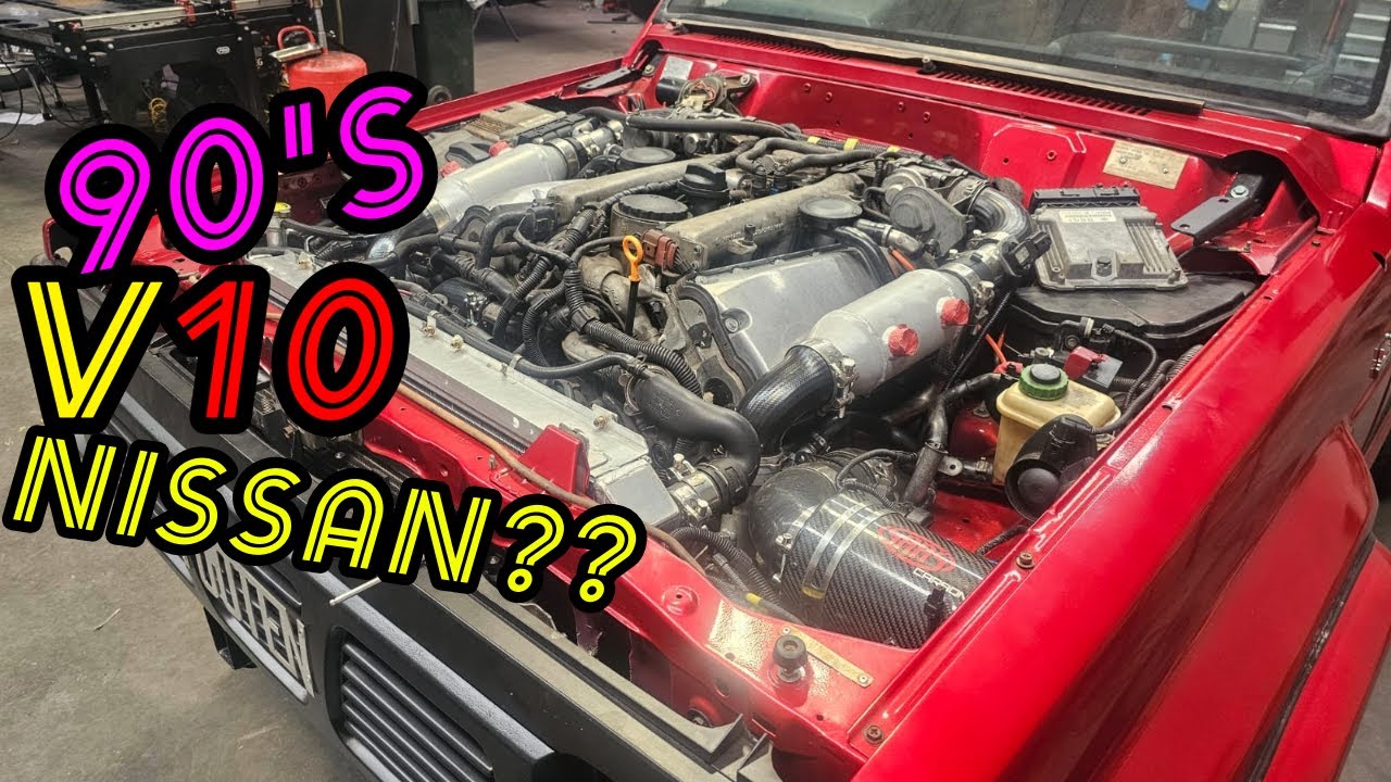 The Last Touches Before Test Driving This Insane V10 TDi Engine Swap - Twin Turbo Nissan