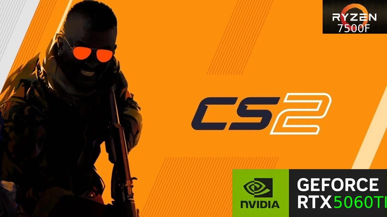 Counter-Strike 2 - Ryzen 5 7500F + RTX 5060TI 16GB - Low Settings - 1080p