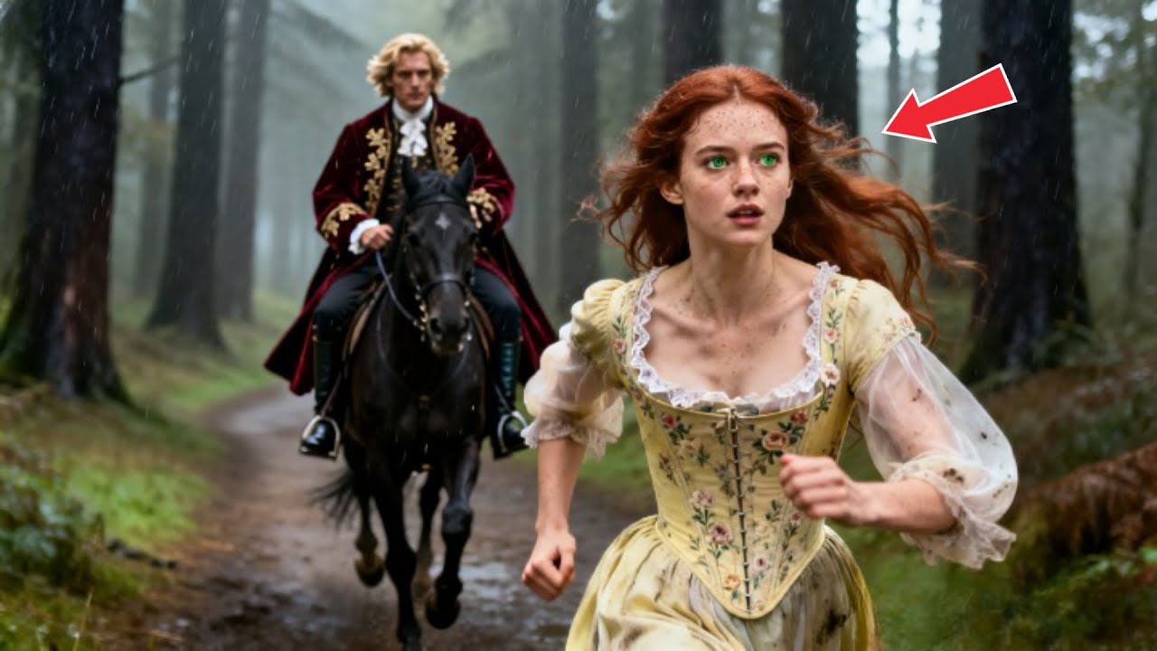 🌲 SHE FLED INTO THE DARK WOODS TO ESCAPE — UNAWARE THE DUKE WAS ALREADY FOLLOWING