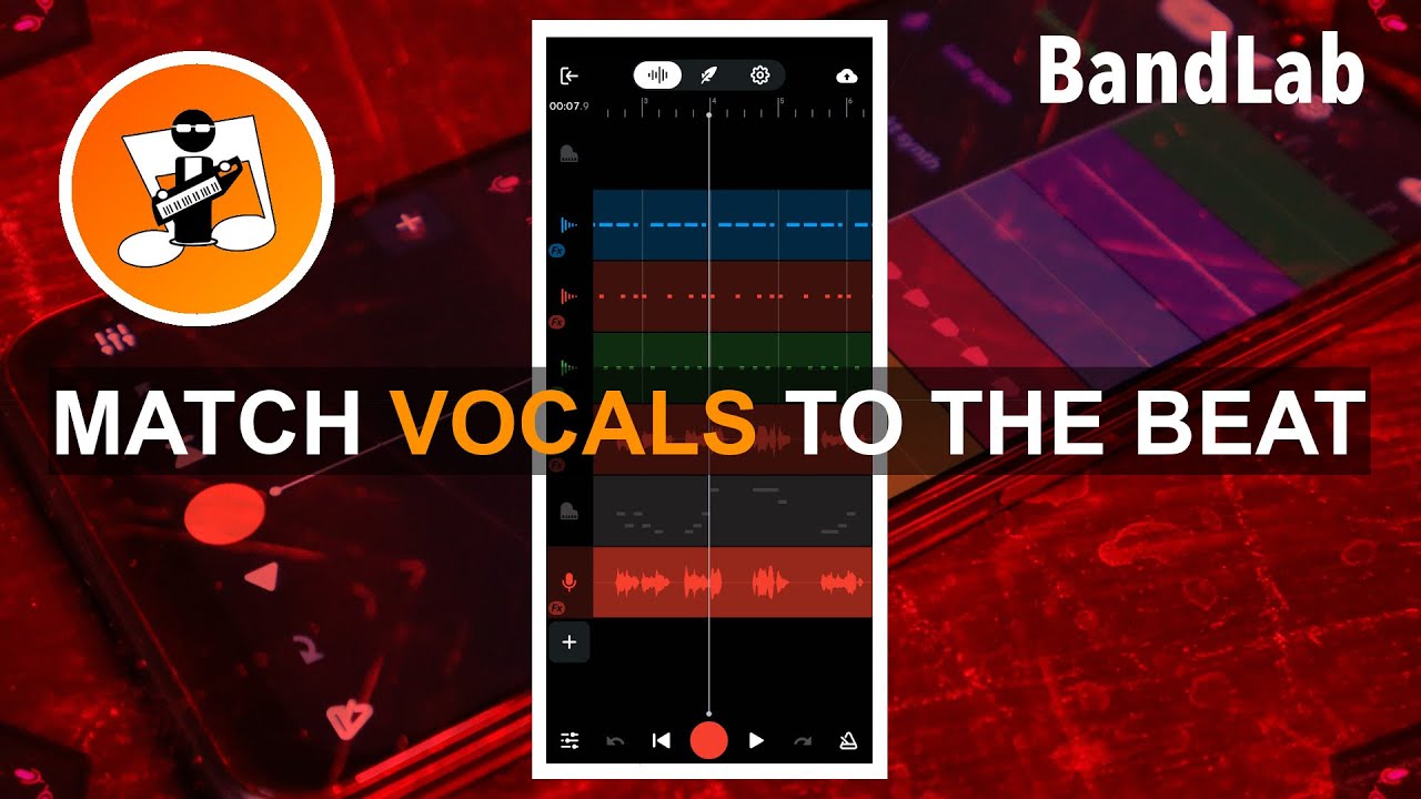 Bandlab. Как подобрать вокал под ритм