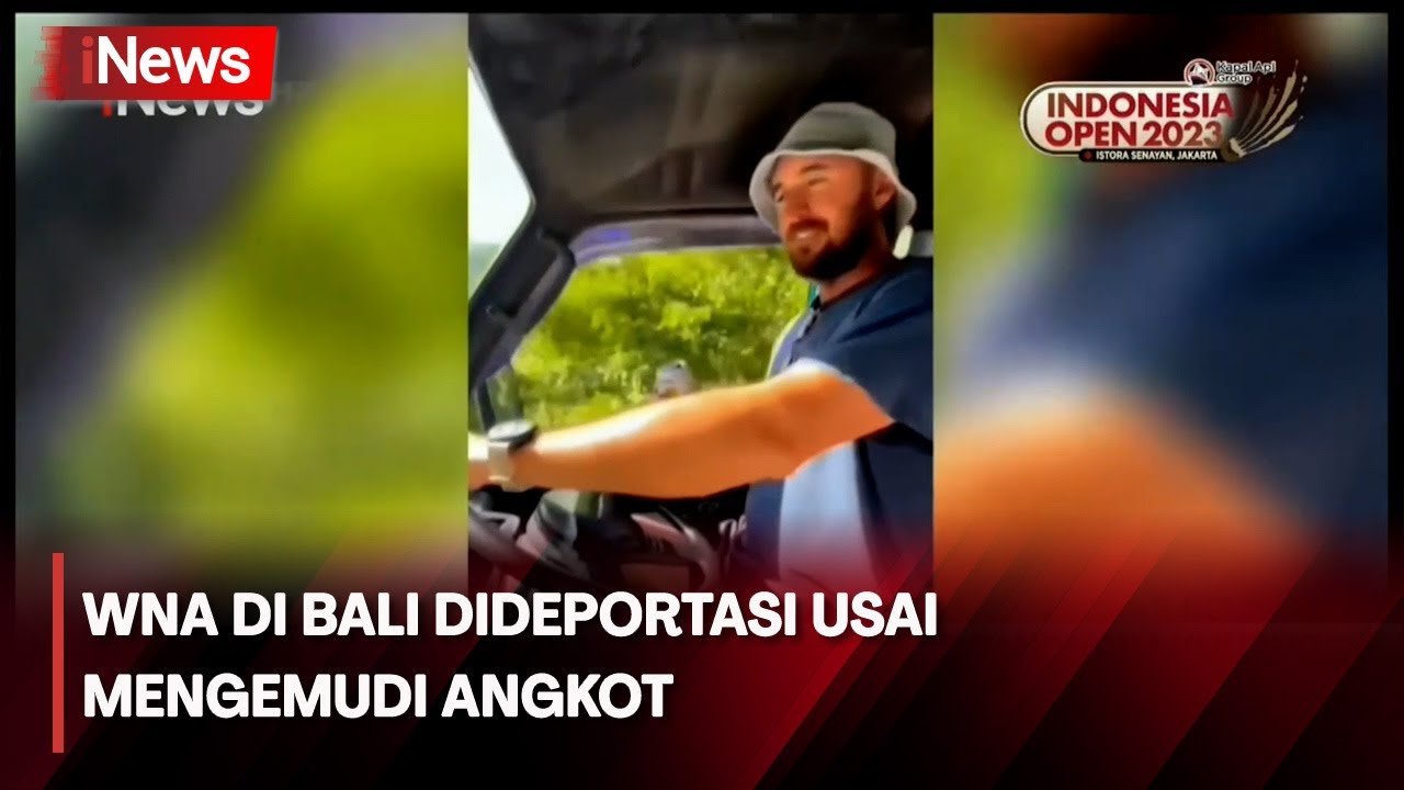 WNA di Bali Dideportasi Usai Mengemudi Angkot Tanpa SIM Khusus di Bali