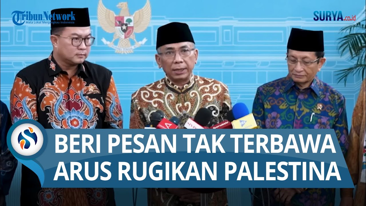 Ketum PBNU Gus Yahya Beri Pesan ke Prabowo agar Tak Terbawa Arus yang Rugikan Palestina