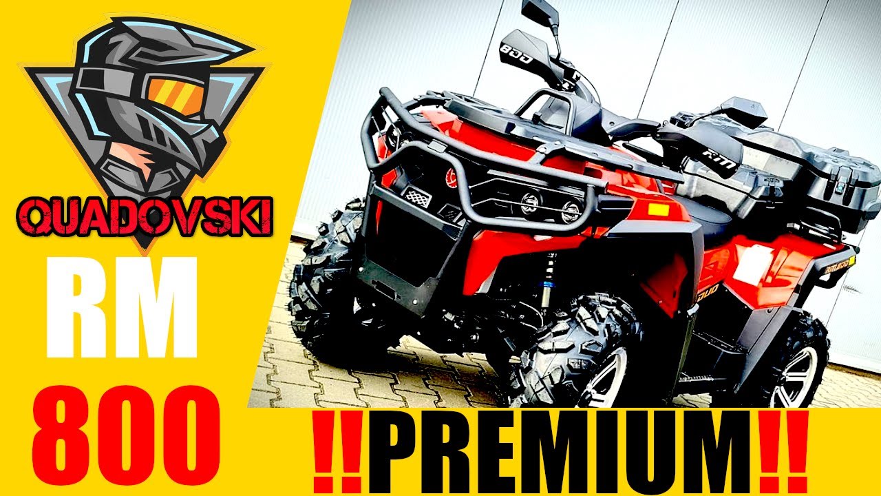 #02 QUADOVSKI - RM 800 DUO Ruska Mechanika / MEGA DOPOSAŻENIE / I TEN WYDECH SPORTOWY