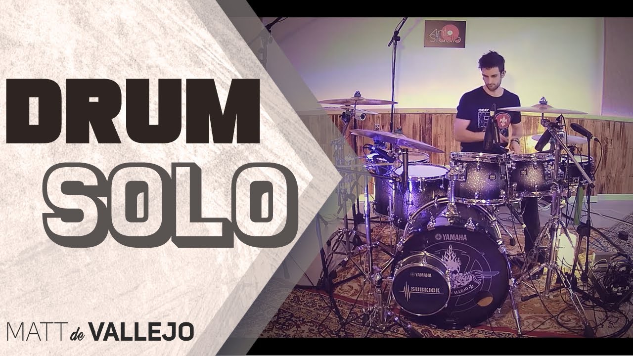 FULL DRUM SOLO (w/ metronome) - Matt de Vallejo