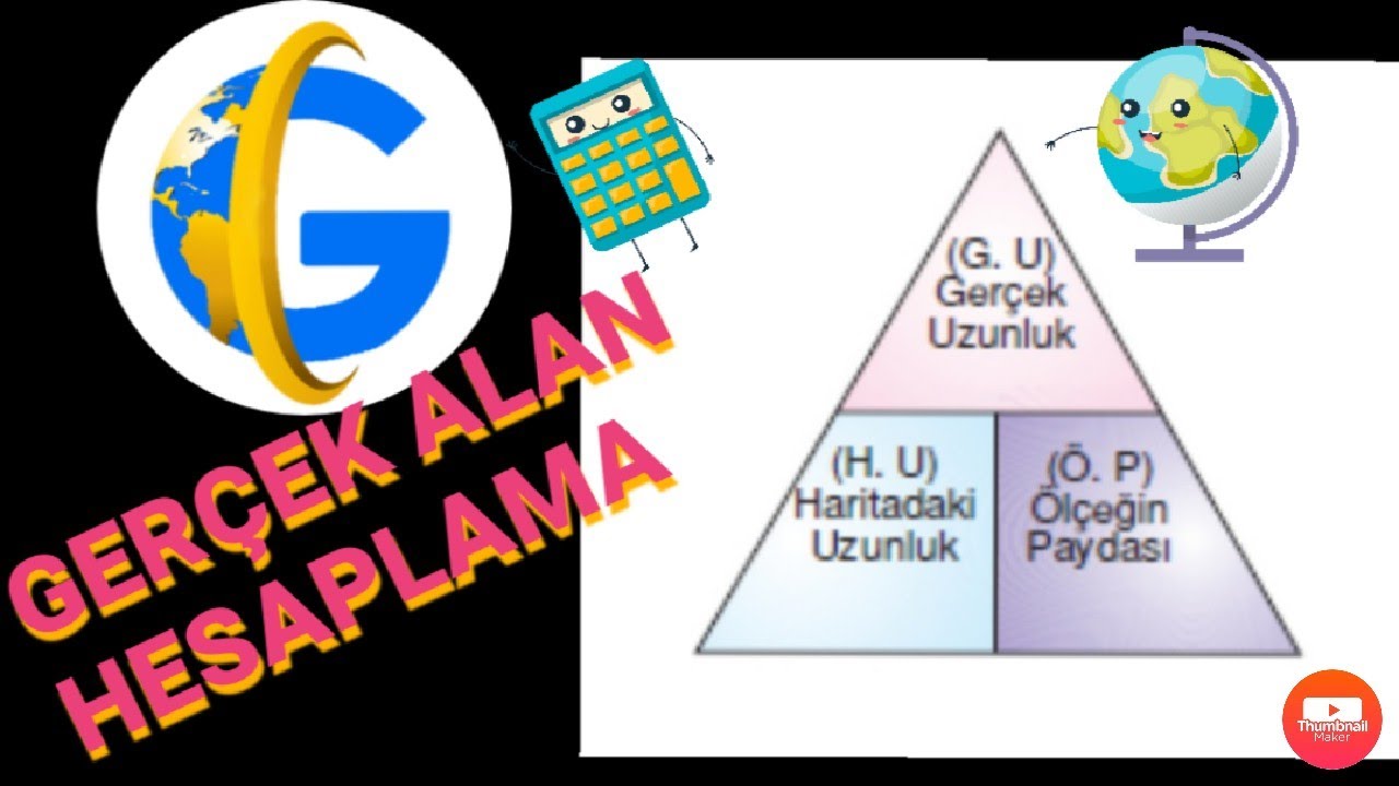 HARİTADA GERÇEK ALAN HESAPLAMA #haritahesapları #gurbuzcakircografya #haritabilgisi #gerçekalan