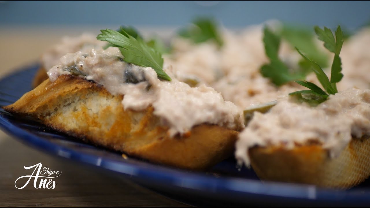 Shija e Anës | Recetë Italiane: Brusketa me tuna, tranguj turshi, etj...