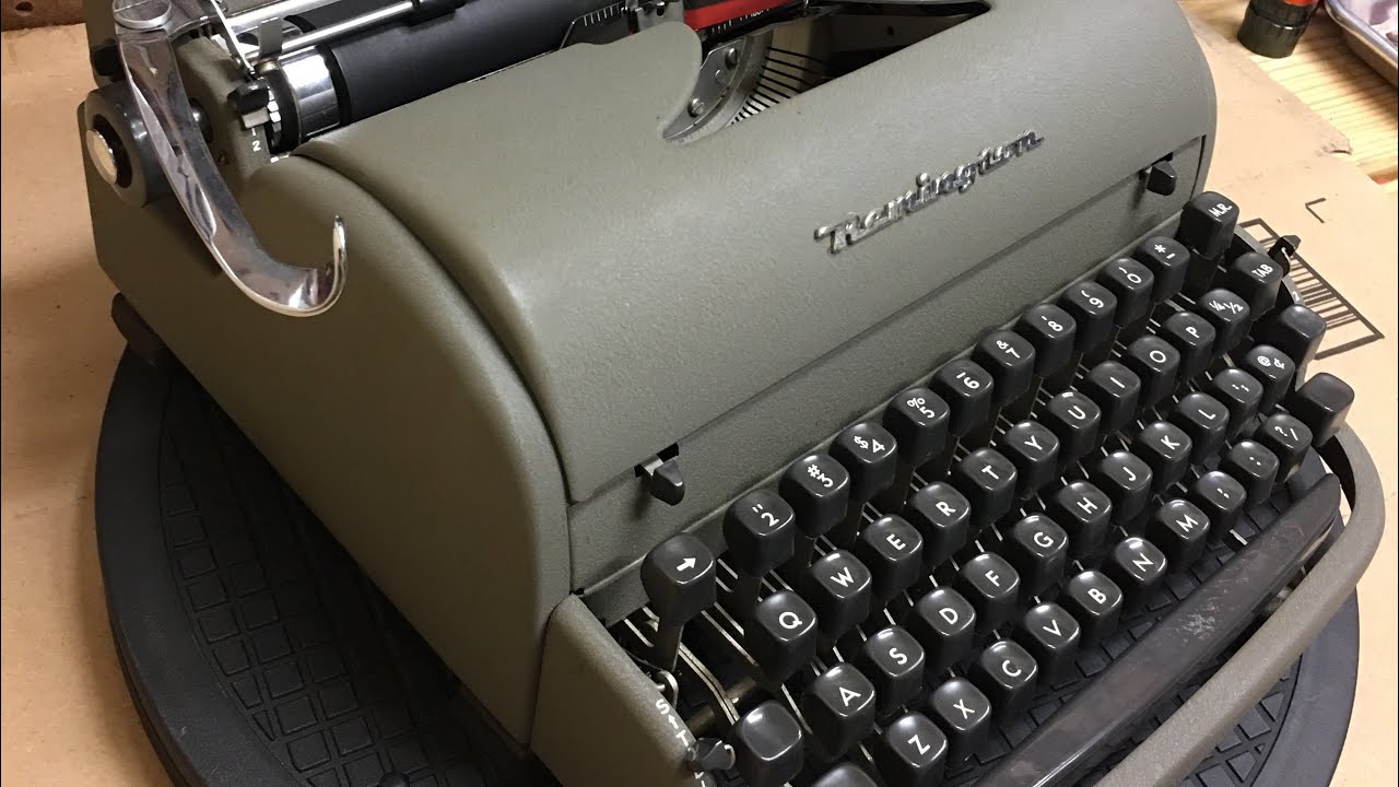 TypewriterMinutes - Typewriter Review: 1950 Remington ANP (All New Personal)