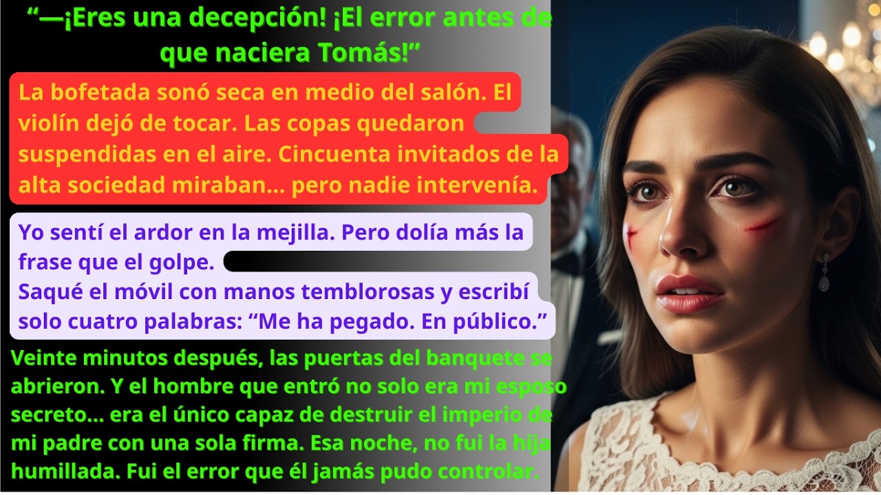 La hija despreciada en la boda millonaria: una bofetada pública que lo cambió TODO