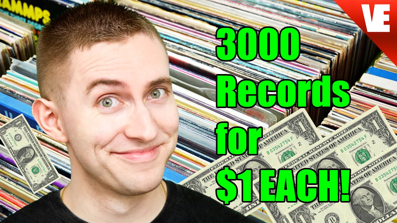 3000 RECORDS FOR $1 EACH - Crate Digging at The Record Parlour