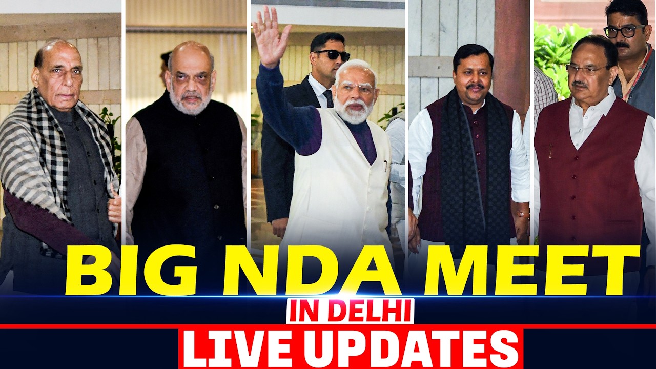 LIVE: Big NDA Meet in Delhi as PM Modi Becomes India's Longest-Serving Prime Minister | India