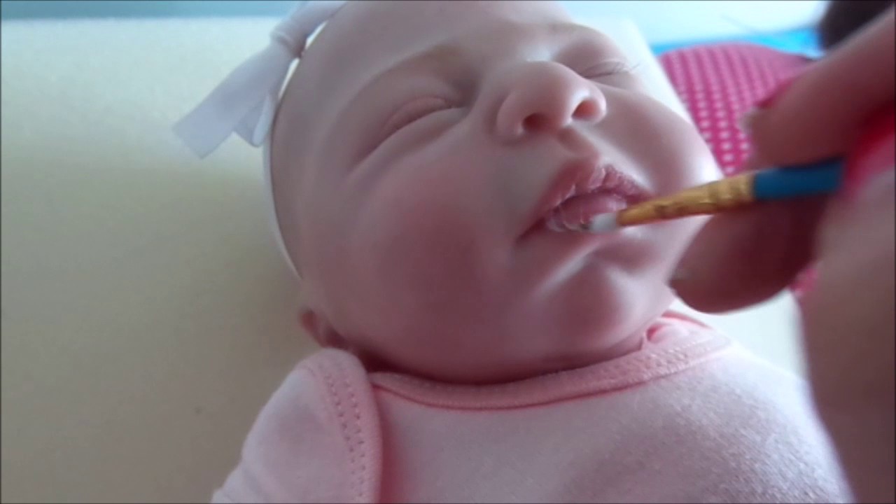 reborn doll gloss lips