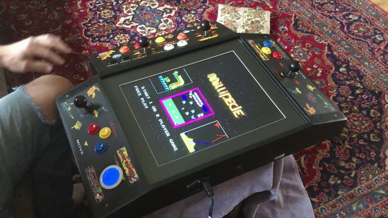 Newest 3-Way Mini Cocktail Arcade - Lightup Trackball!