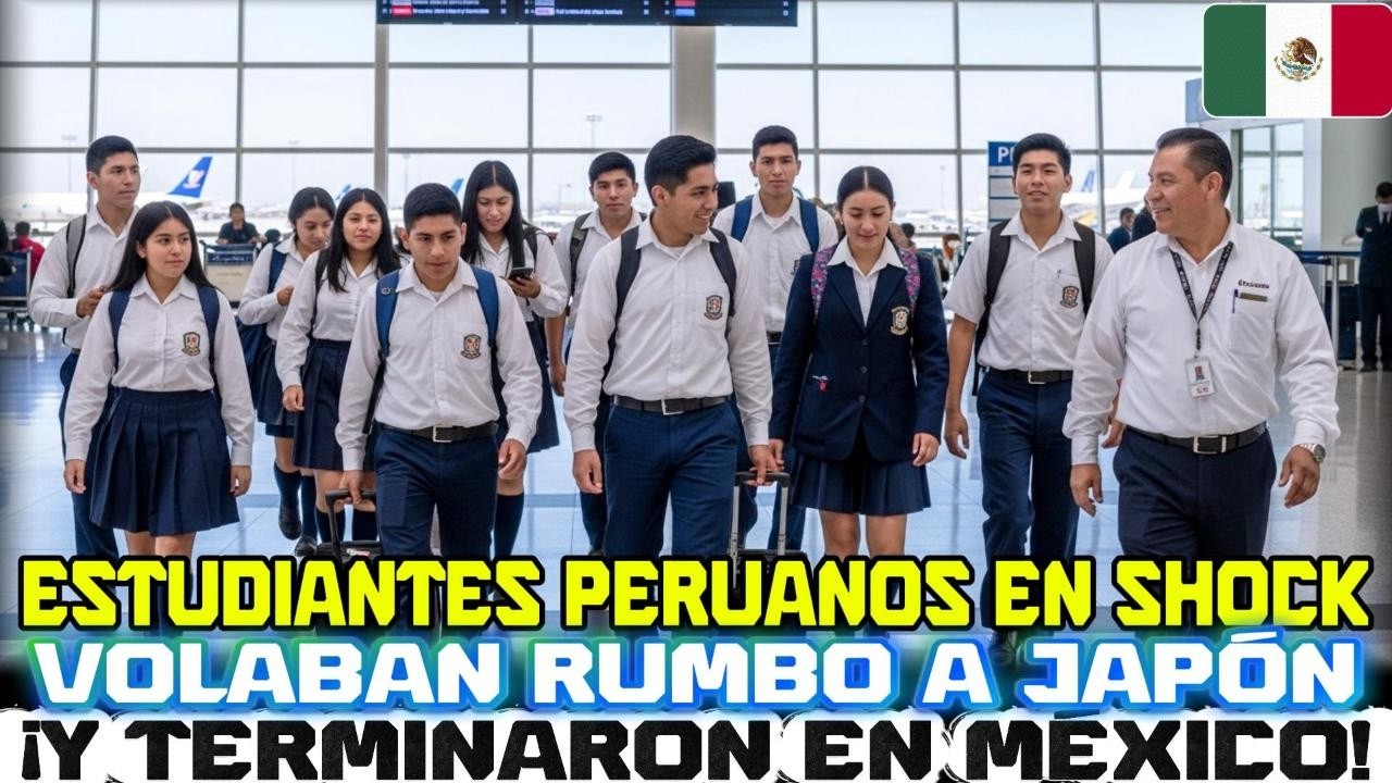 Peruanos en shock iban a Japón y terminaron en México